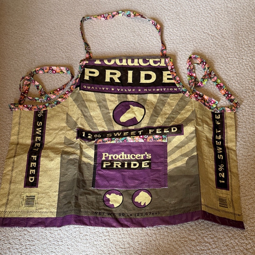 Producer's Pride Reclaimed Apron - Gold & Purple